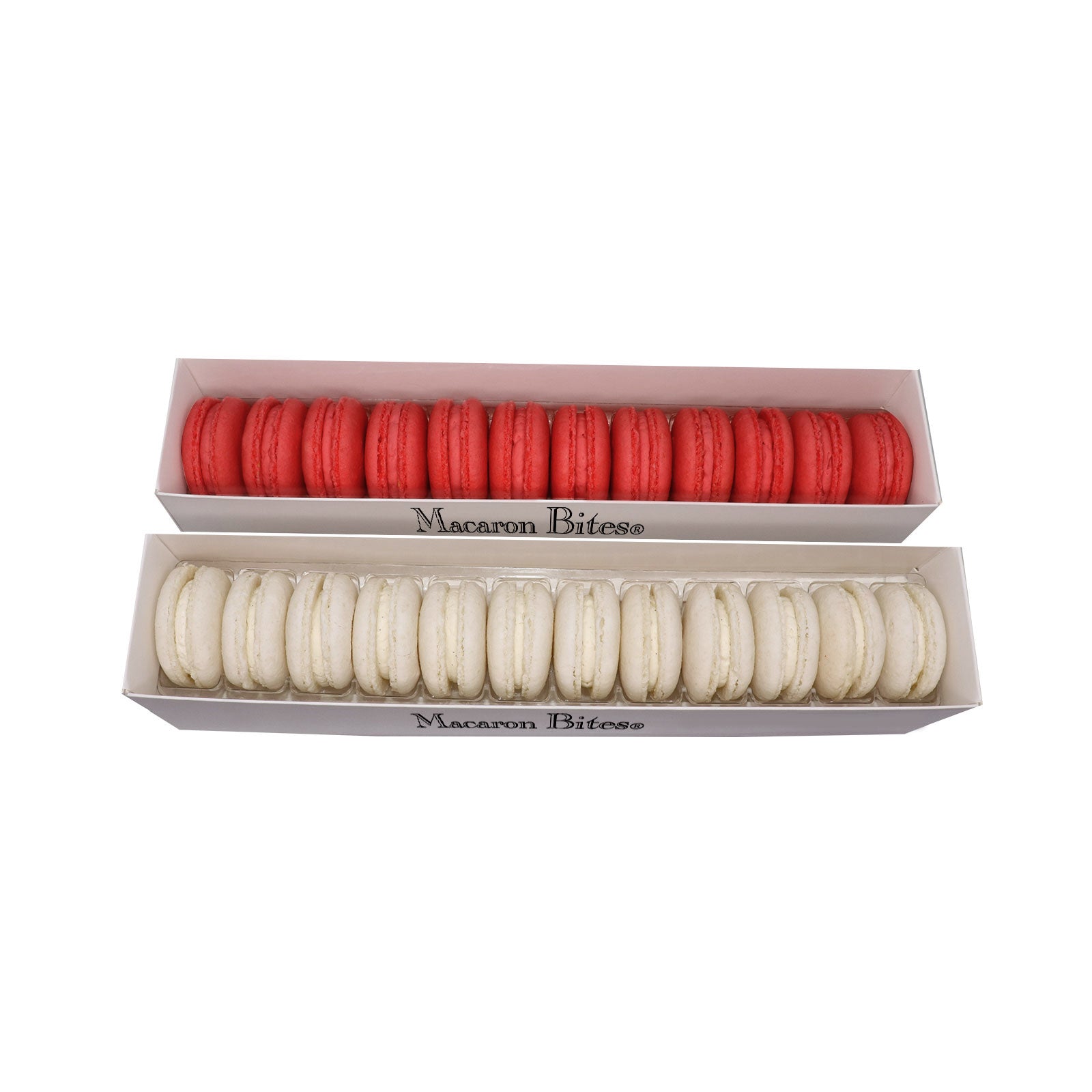 Red Velvet and Vanilla Macaron Cookie Gift Box, 24 Count - New York ...