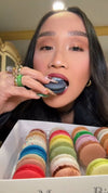 Pumpkin Macaron Cookies Gift Box - 12 Count