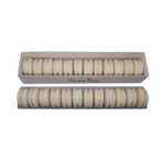 French Macaron Gift Box, Vanilla, 24-Pack