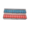 French Macaron Gift Box, Pink and Blue, 24-Pack