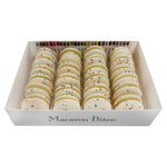 Birthday Cake Macarons – Box of 24 French Macaron Cookies