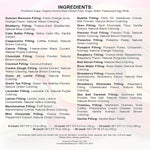 Blueberry & Vanilla Macaron Bites - 24 Count