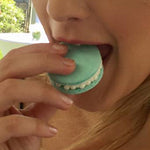 Blueberry & Vanilla Macaron Bites - 24 Count